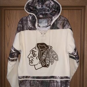 Blackhawks Adult Hoody-Toews Color Stone